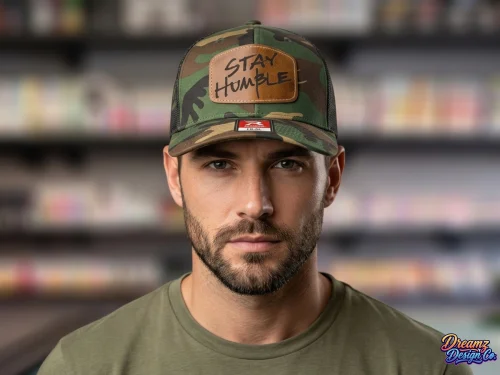 stay humble camo patch hat richardson 112 snapback