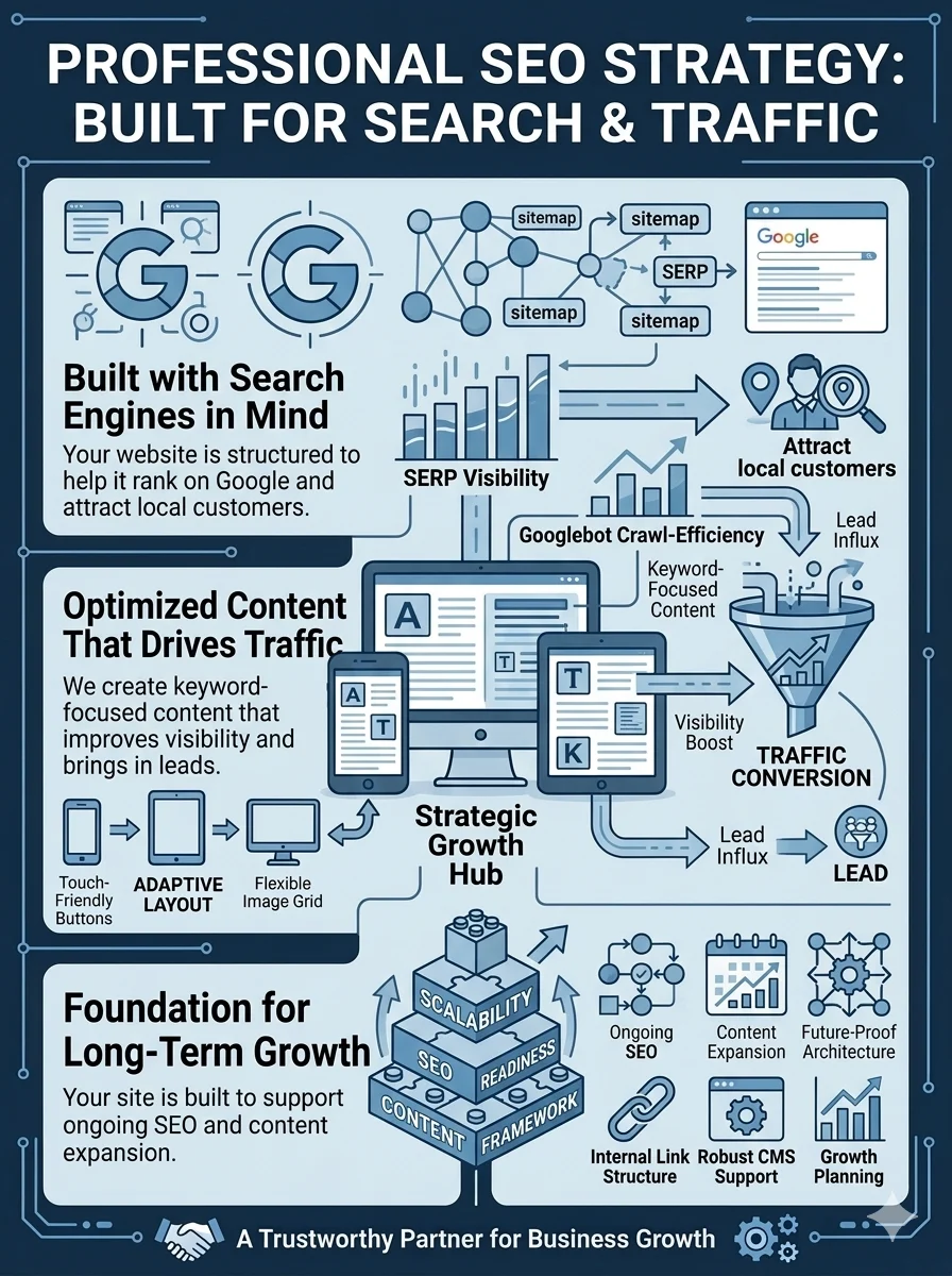 Dreamz Design Co SEO-Optimized Website Design for Business Growth.