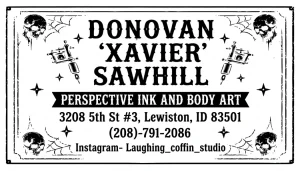 Premium soft-touch suede business cards with black and white design